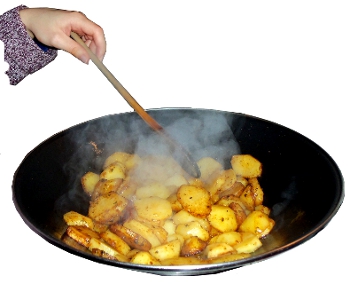 kruidig gebakken aardappeltjes